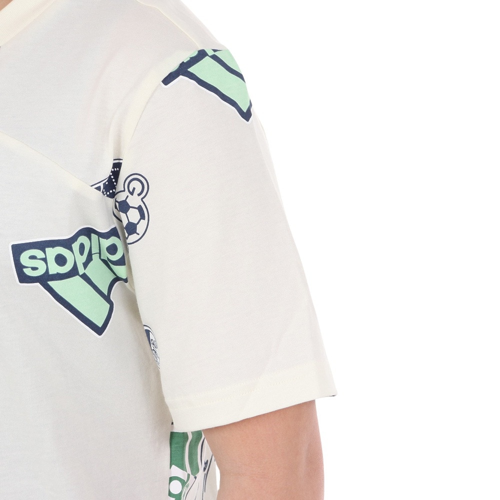 アディダス（adidas）（キッズ）ジュニア ブランド ラブ 半袖Tシャツ KOS59-IS3760
