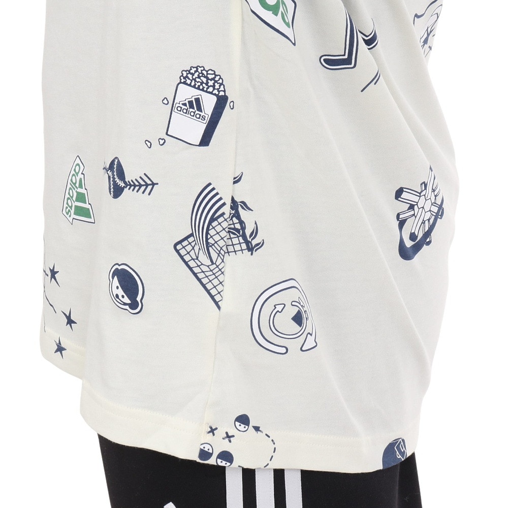 アディダス（adidas）（キッズ）ジュニア ブランド ラブ 半袖Tシャツ KOS59-IS3760