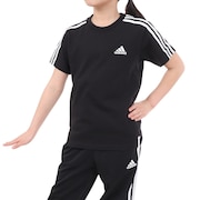 (キッズ)キッズ エッセンシャルズ プラス レギュラーフィット スリーストライプス 半袖Tシャツ KWF30-JE1696