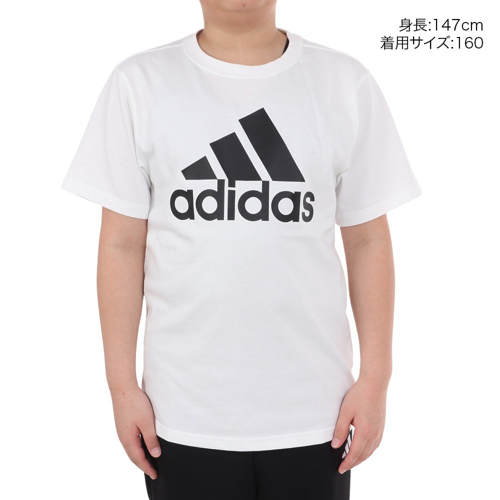 アディダス（adidas）（キッズ）キッズ エッセンシャルズ プラス ビッグロゴ 半袖Tシャツ KWF38-JE1743