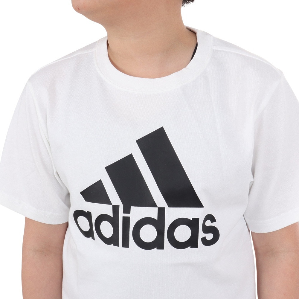 アディダス（adidas）（キッズ）キッズ エッセンシャルズ プラス ビッグロゴ 半袖Tシャツ KWF38-JE1743
