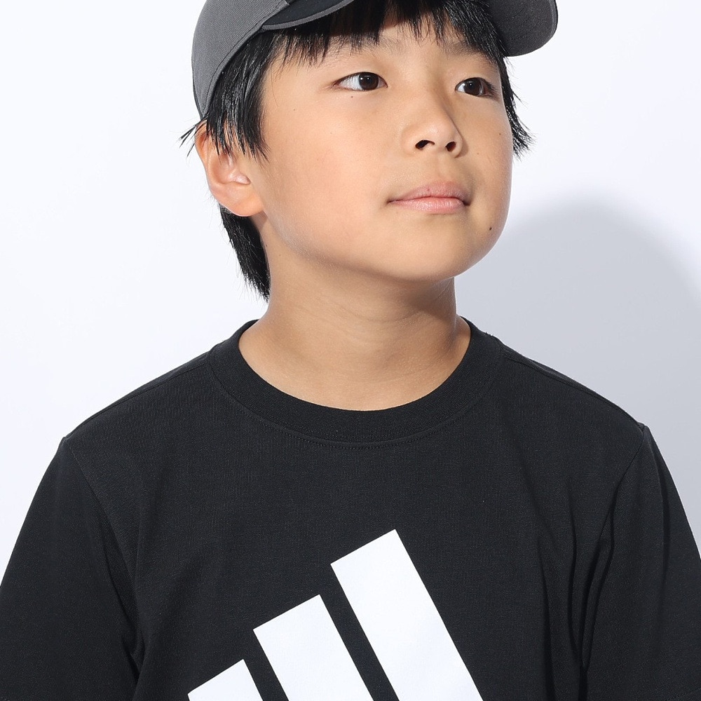 アディダス（adidas）（キッズ）キッズ エッセンシャルズ プラス ビッグロゴ 半袖Tシャツ KWF38-JE1744