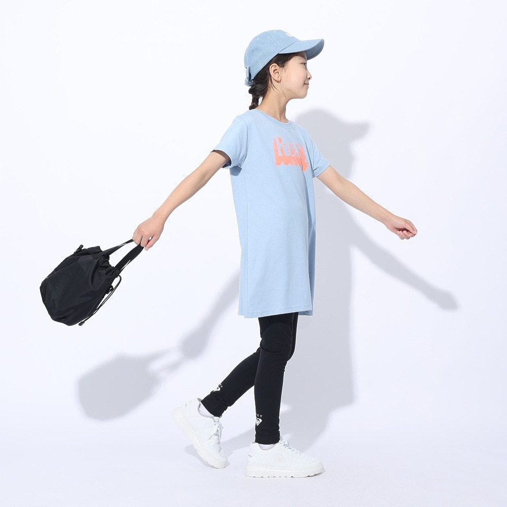 ロキシー（ROXY）（キッズ）MINI TIPTOE ラッシュレギンス 24SPTPT241114BLK