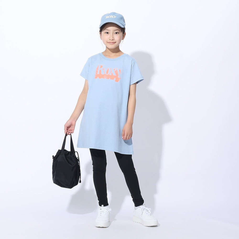 ロキシー（ROXY）（キッズ）MINI TIPTOE ラッシュレギンス 24SPTPT241114BLK