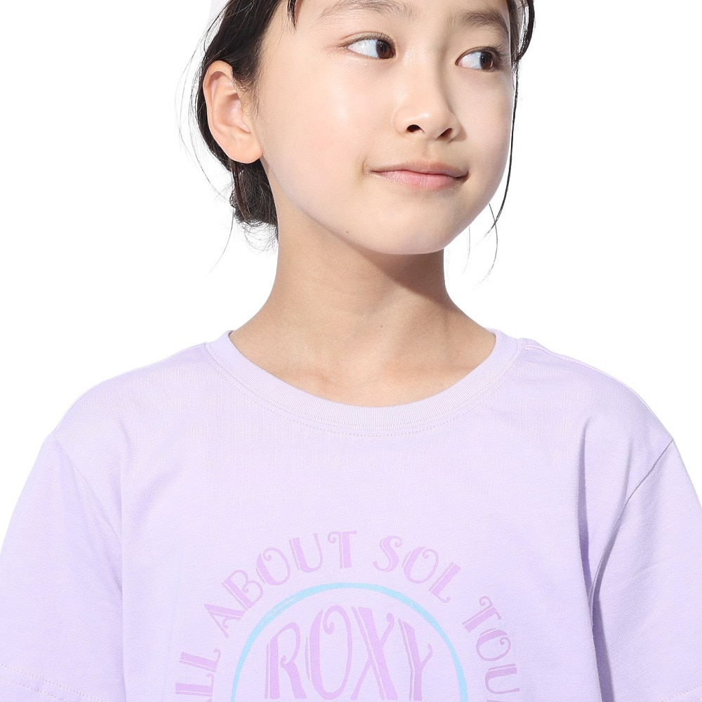 ロキシー（ROXY）（キッズ）MINI CHIQUITITA 半袖Tシャツ 24SPTST241118LAV