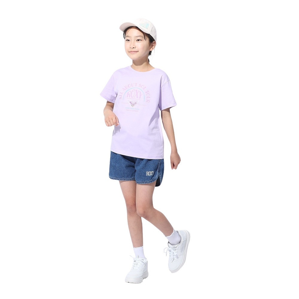 ロキシー（ROXY）（キッズ）MINI CHIQUITITA 半袖Tシャツ 24SPTST241118LAV