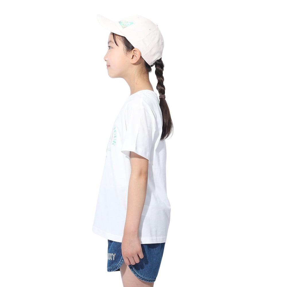 ロキシー（ROXY）（キッズ）MINI CHIQUITITA 半袖Tシャツ 24SPTST241118WHT