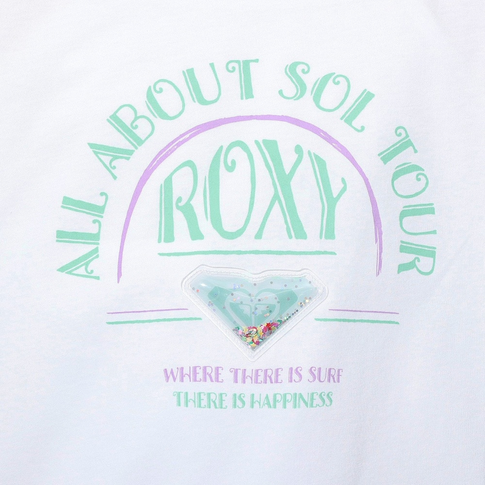 ロキシー（ROXY）（キッズ）MINI CHIQUITITA 半袖Tシャツ 24SPTST241118WHT