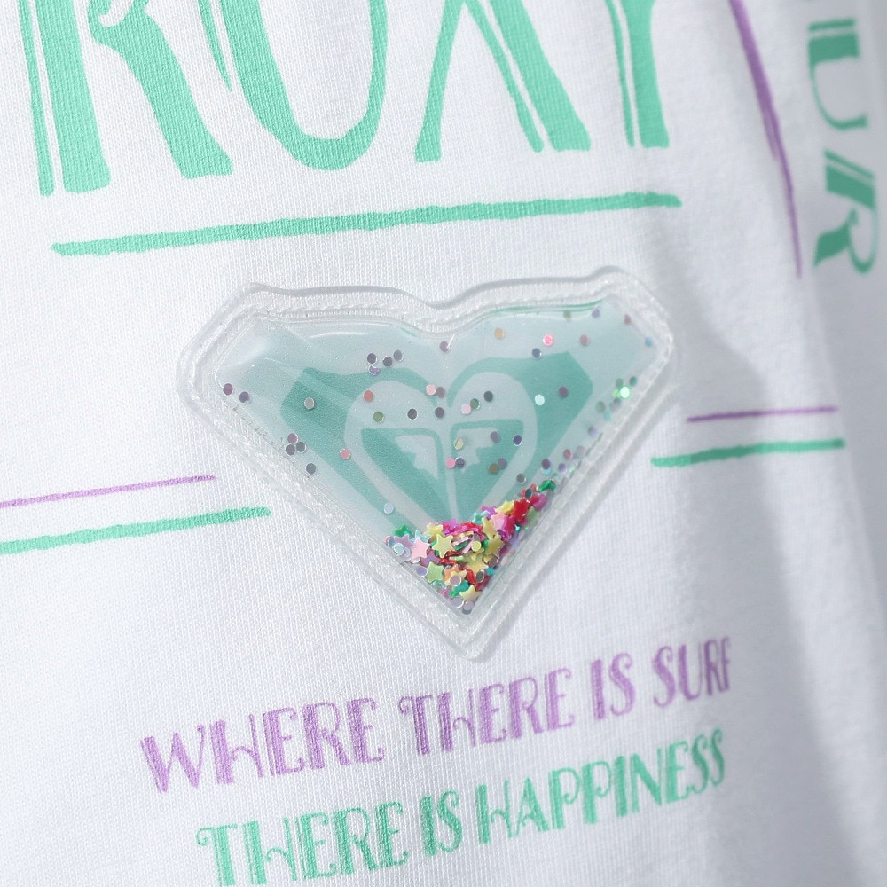 ロキシー（ROXY）（キッズ）MINI CHIQUITITA 半袖Tシャツ 24SPTST241118WHT