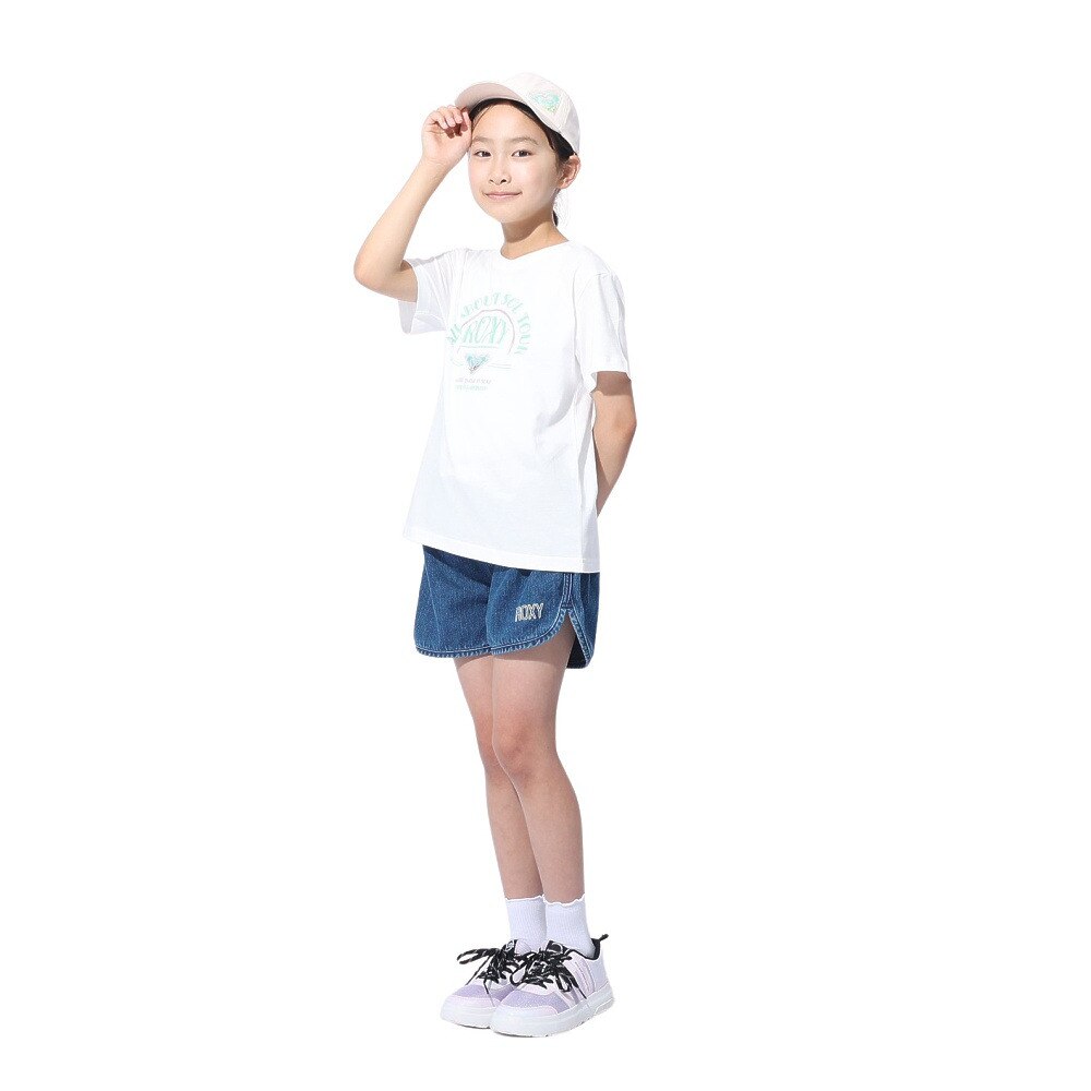 ロキシー（ROXY）（キッズ）MINI CHIQUITITA 半袖Tシャツ 24SPTST241118WHT