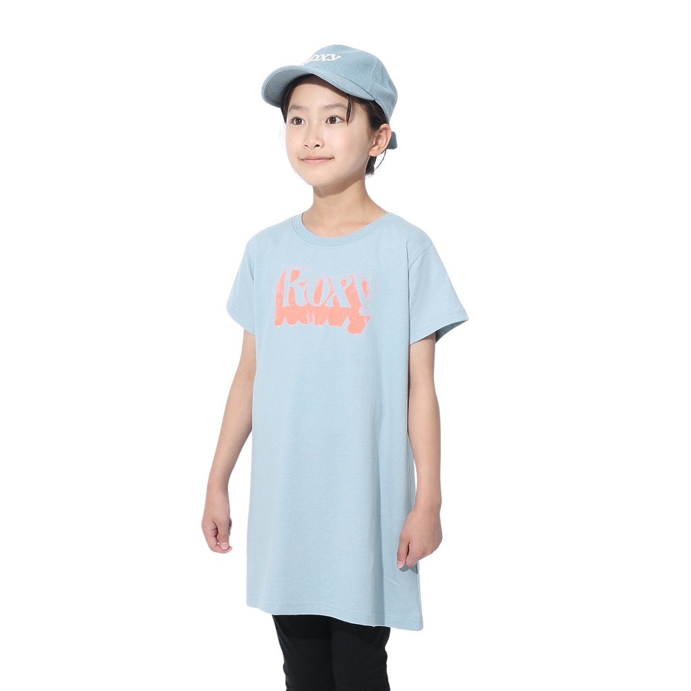 ロキシー（ROXY）（キッズ）MINI HUGGABLE Tシャツワンピース 24SPTST241119BGR