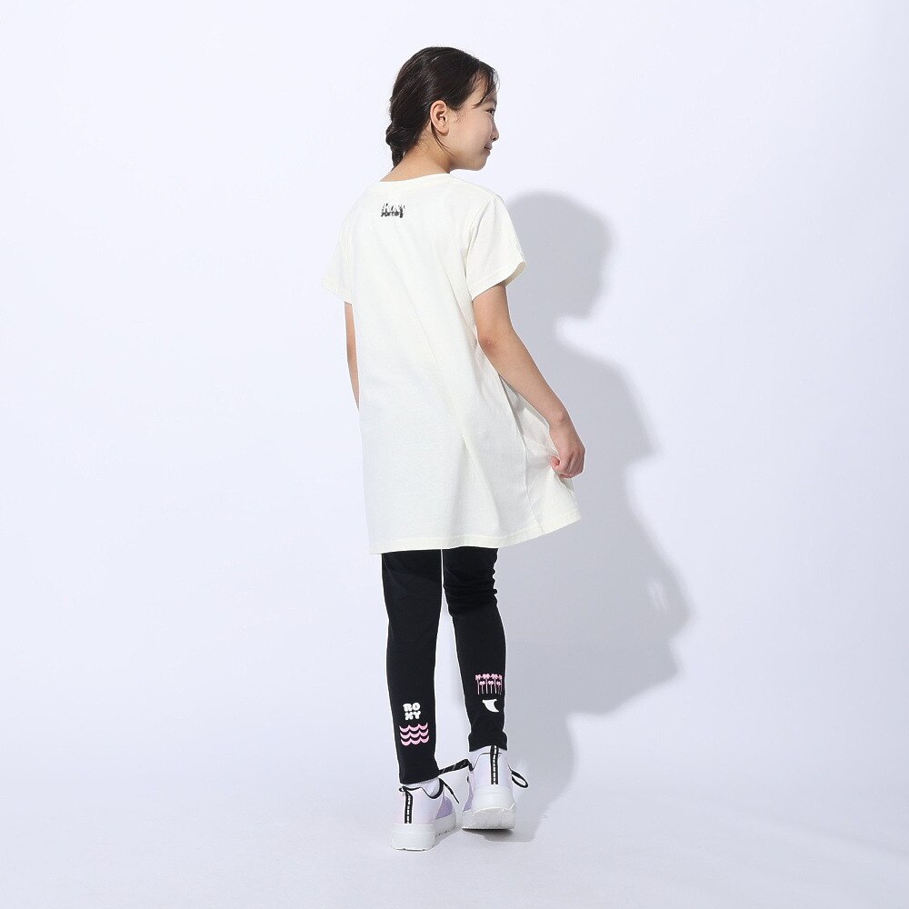 ロキシー（ROXY）（キッズ）MINI HUGGABLE Tシャツワンピース 24SPTST241119WHT