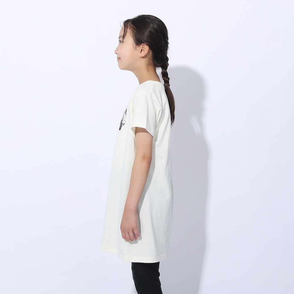 ロキシー（ROXY）（キッズ）MINI HUGGABLE Tシャツワンピース 24SPTST241119WHT