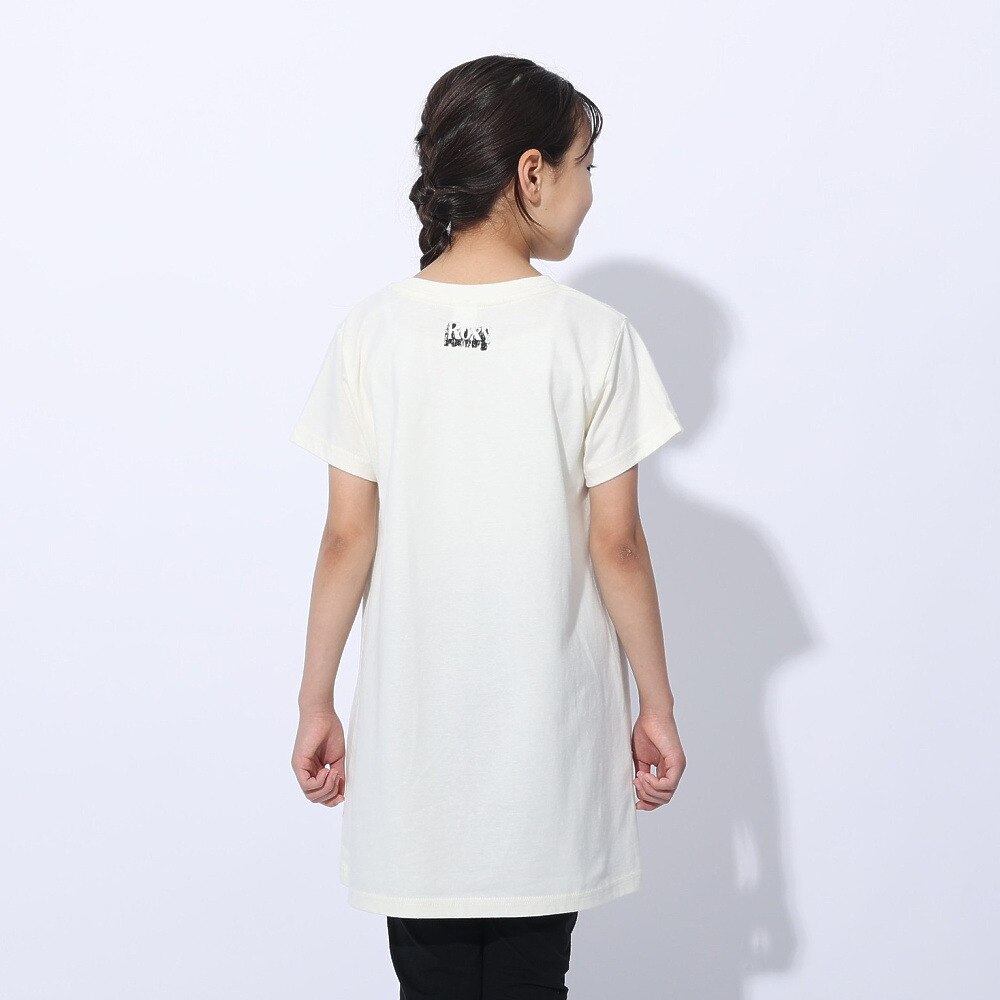 ロキシー（ROXY）（キッズ）MINI HUGGABLE Tシャツワンピース 24SPTST241119WHT