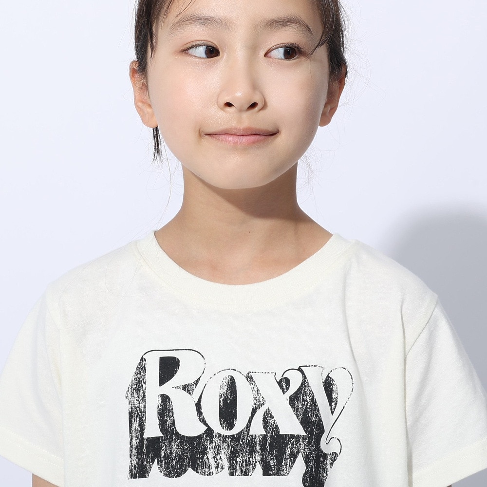 ロキシー（ROXY）（キッズ）MINI HUGGABLE Tシャツワンピース 24SPTST241119WHT