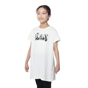 ロキシー（ROXY）（キッズ）MINI HUGGABLE Tシャツワンピース 24SPTST241119WHT