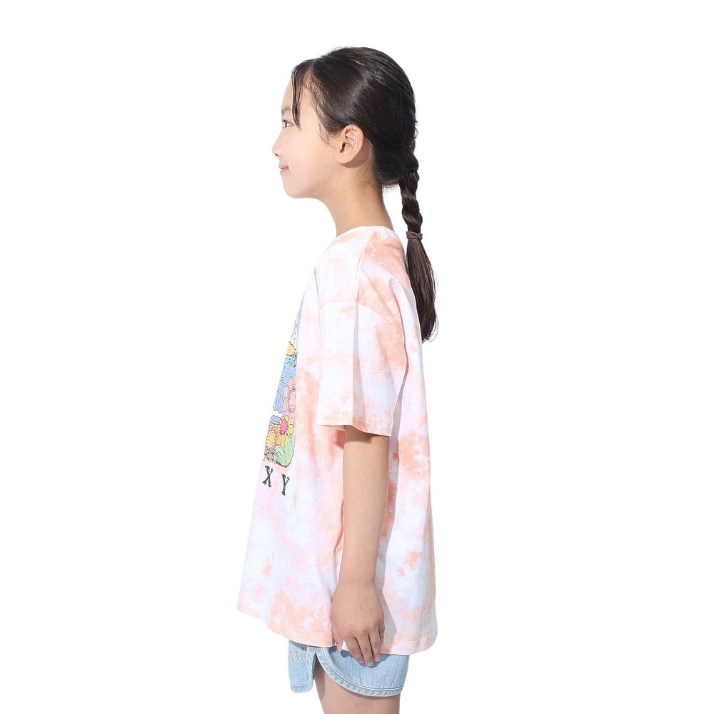 ロキシー（ROXY）（キッズ）MINI OUT OF SPACE ドロップショルダー半袖Tシャツ 24SPTST241120APR