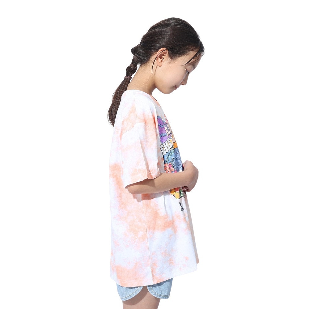 ロキシー（ROXY）（キッズ）MINI OUT OF SPACE ドロップショルダー半袖Tシャツ 24SPTST241120APR