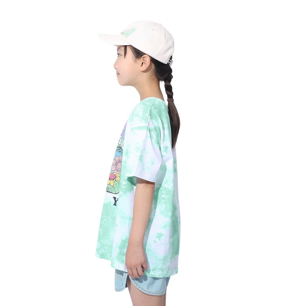 ロキシー（ROXY）（キッズ）MINI OUT OF SPACE ドロップショルダー半袖Tシャツ 24SPTST241120MNT
