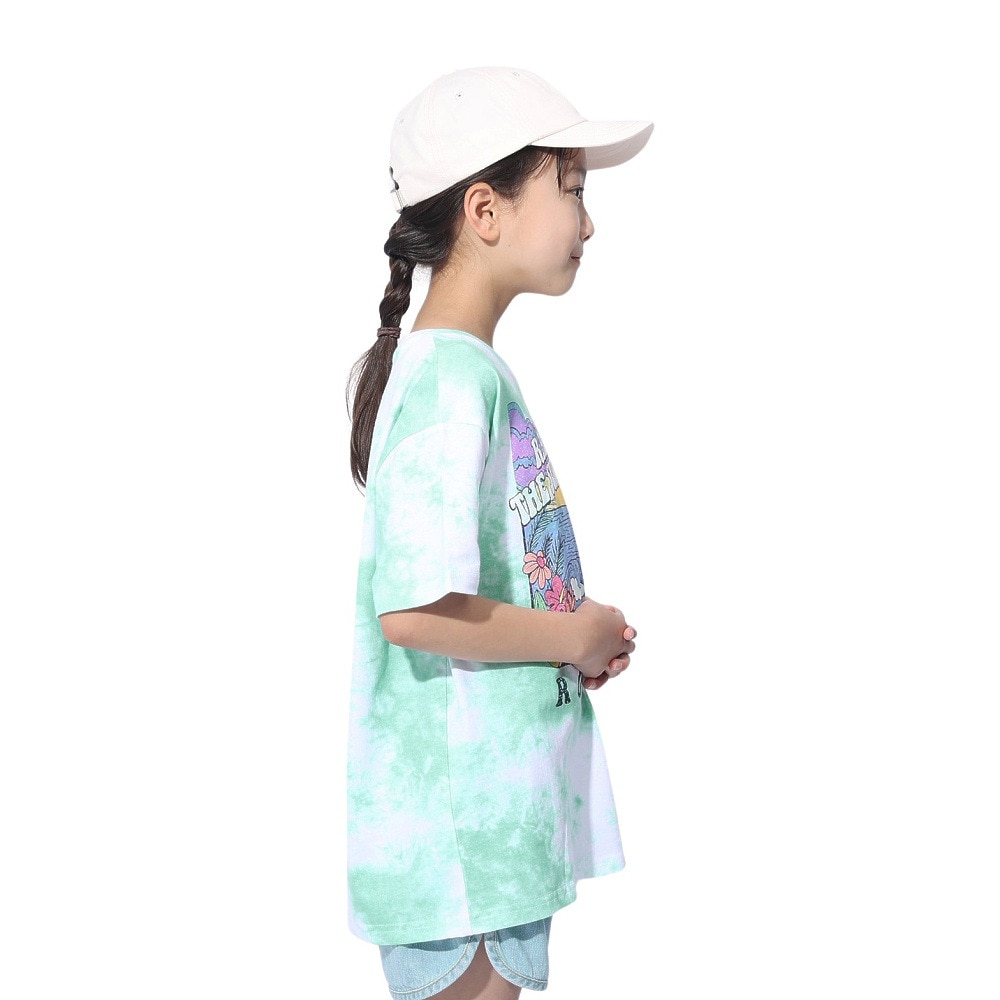 ロキシー（ROXY）（キッズ）MINI OUT OF SPACE ドロップショルダー半袖Tシャツ 24SPTST241120MNT