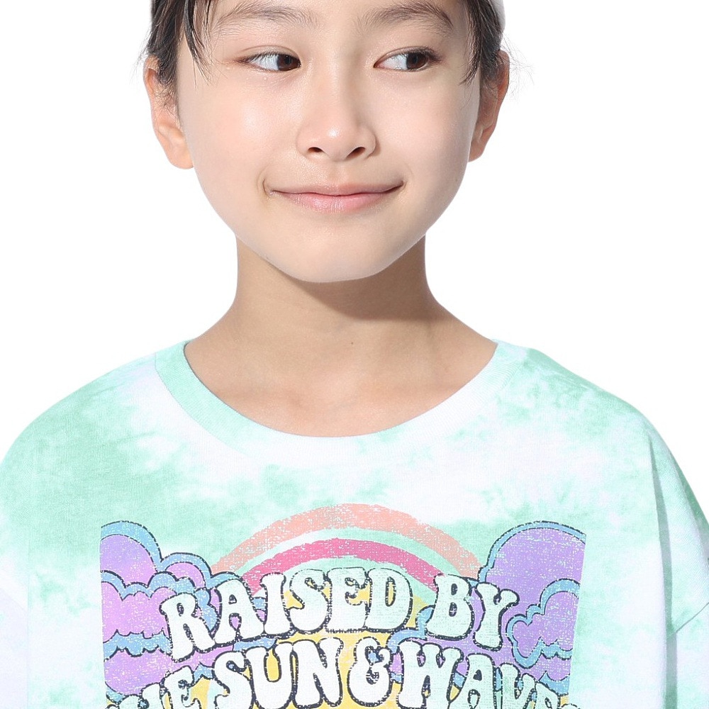 ロキシー（ROXY）（キッズ）MINI OUT OF SPACE ドロップショルダー半袖Tシャツ 24SPTST241120MNT