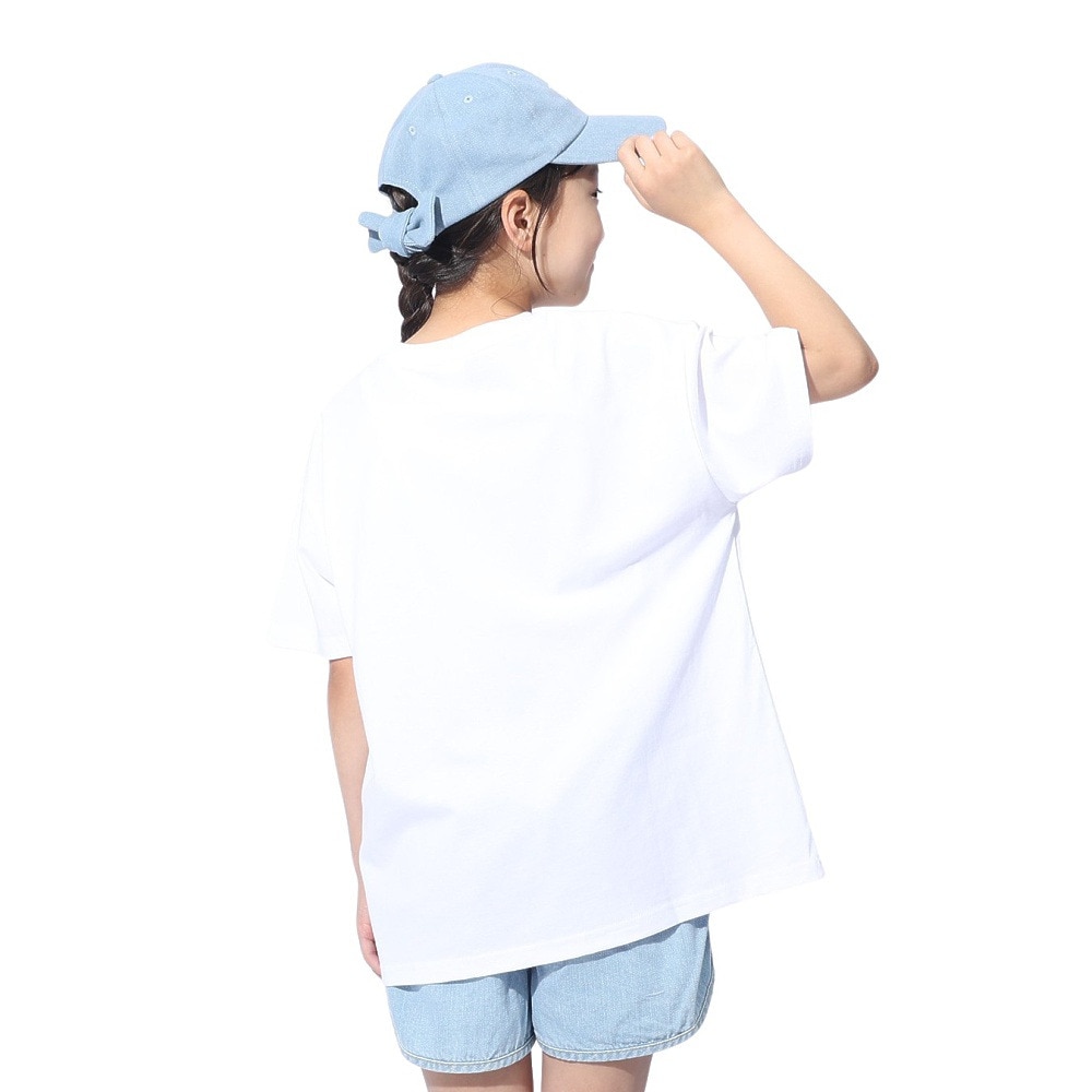 ロキシー（ROXY）（キッズ）MINI OUT OF SPACE ドロップショルダー半袖Tシャツ 24SPTST241120WHT
