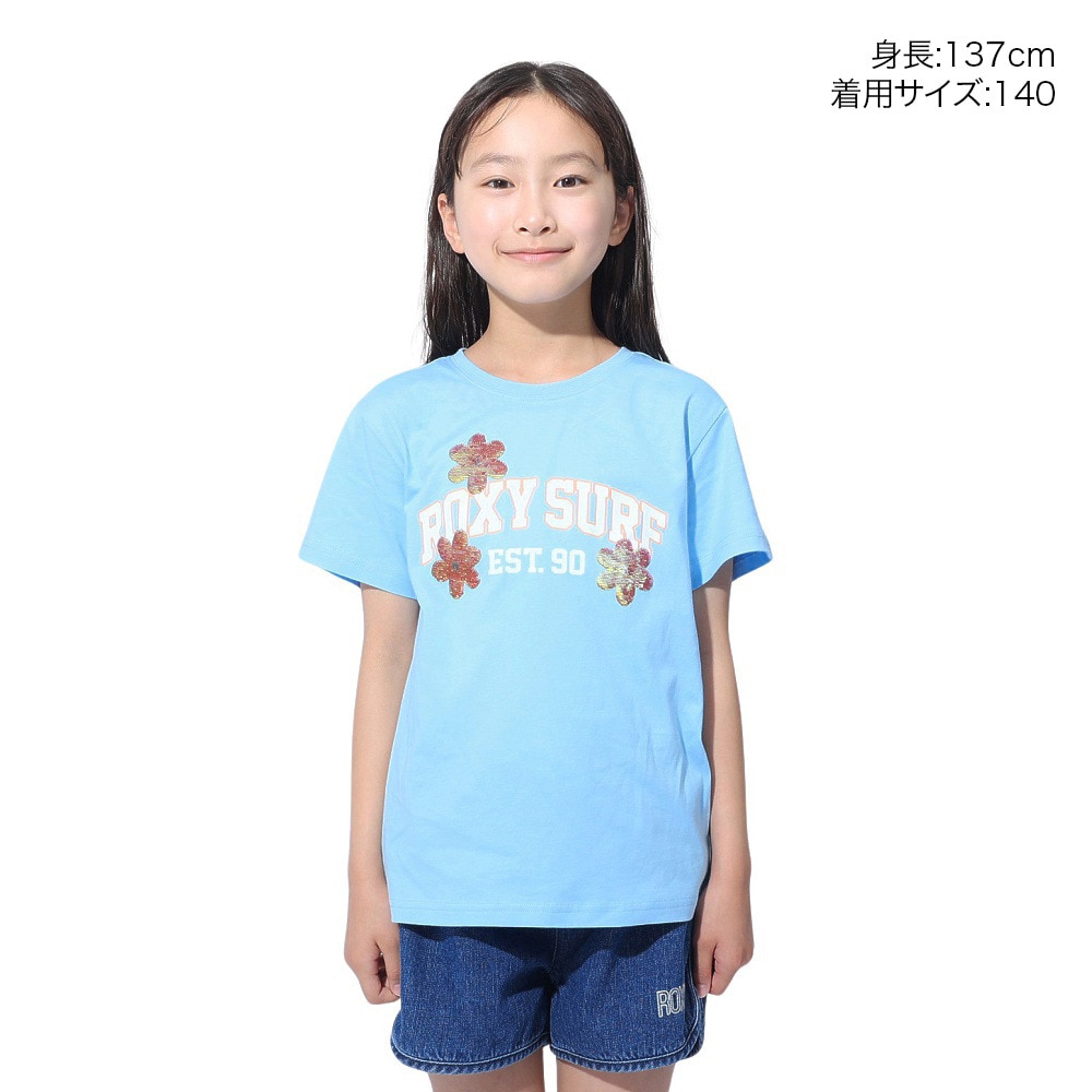 ロキシー（ROXY）（キッズ）MINI TREASURE 半袖Tシャツ 24SPTST241121LBL