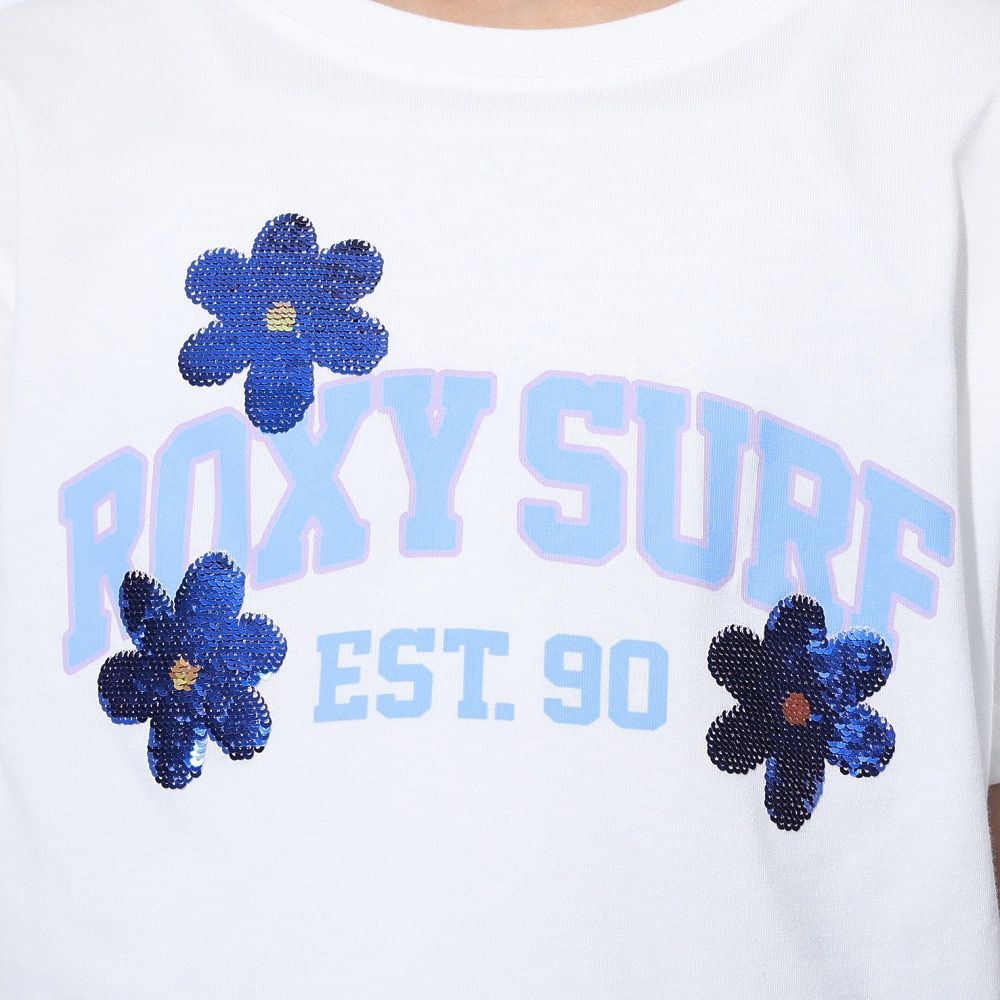ロキシー（ROXY）（キッズ）MINI TREASURE 半袖Tシャツ 24SPTST241121WHT