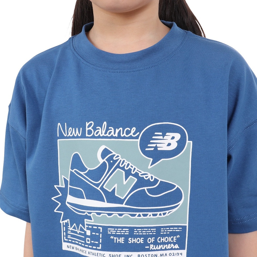 ニューバランス（new balance）（キッズ）ジュニア 吸水速乾 Graphic 半袖Tシャツ ABT45061BEU
