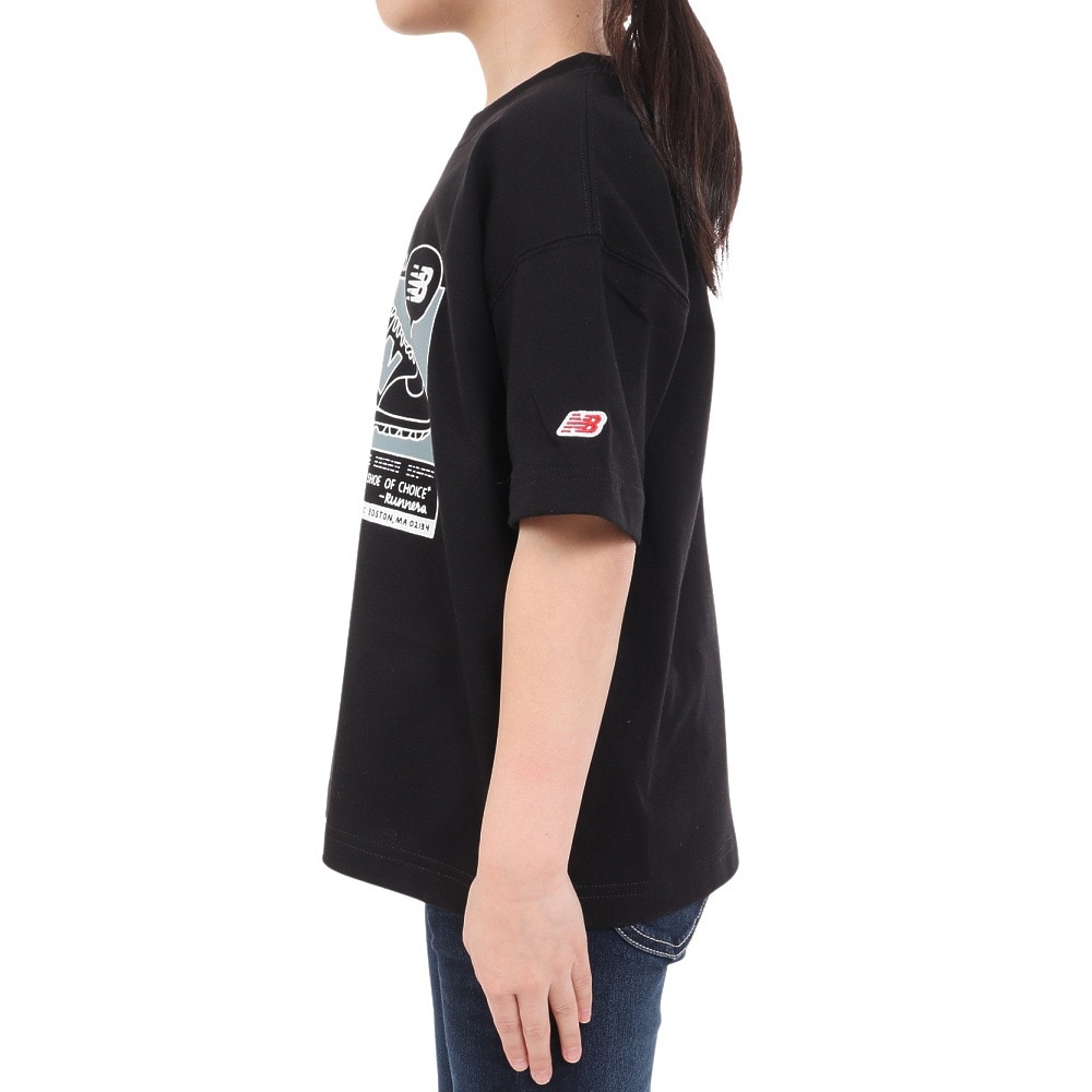 ニューバランス（new balance）（キッズ）ジュニア 吸水速乾 Graphic 半袖Tシャツ ABT45061BK