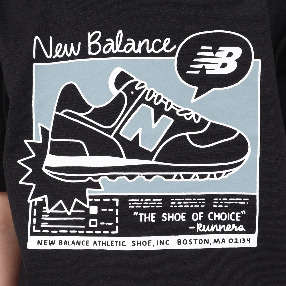 ニューバランス（new balance）（キッズ）ジュニア 吸水速乾 Graphic 半袖Tシャツ ABT45061BK