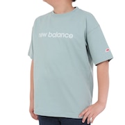 ニューバランス（new balance）（キッズ）ジュニア 吸水速乾 Linear logo 半袖Tシャツ ABT45062SAM