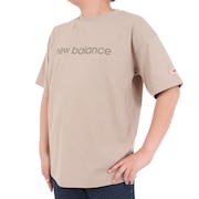 ニューバランス（new balance）（キッズ）ジュニア 吸水速乾 Linear logo 半袖Tシャツ ABT45062SOT