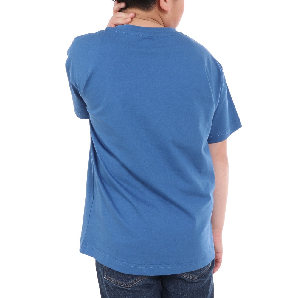 ニューバランス（new balance）（キッズ）ジュニア 吸水速乾 Stacked logo 半袖Tシャツ ABT45065BEU