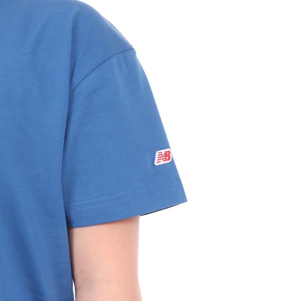 ニューバランス（new balance）（キッズ）ジュニア 吸水速乾 Stacked logo 半袖Tシャツ ABT45065BEU