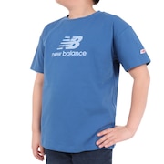 (キッズ)ジュニア 吸水速乾 Stacked logo 半袖Tシャツ ABT45065BEU