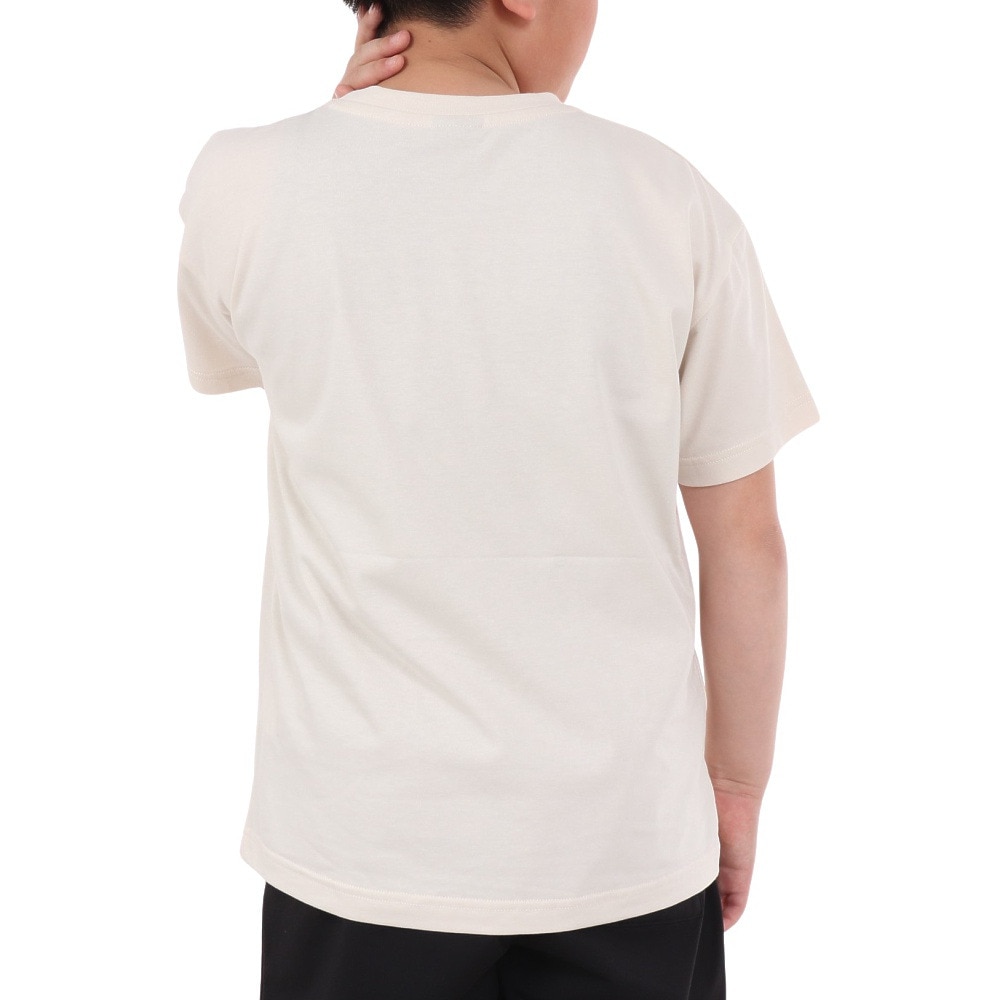ニューバランス（new balance）（キッズ）ジュニア 吸水速乾 Stacked logo 半袖Tシャツ ABT45065LEN