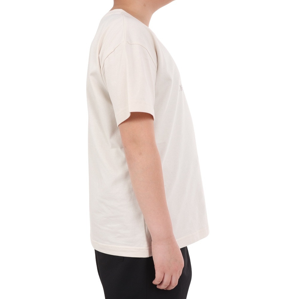 ニューバランス（new balance）（キッズ）ジュニア 吸水速乾 Stacked logo 半袖Tシャツ ABT45065LEN