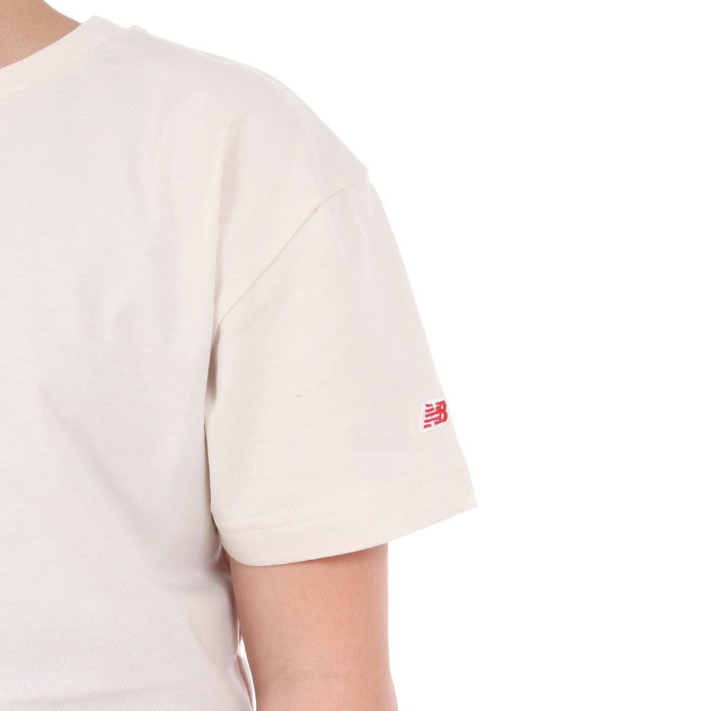 ニューバランス（new balance）（キッズ）ジュニア 吸水速乾 Stacked logo 半袖Tシャツ ABT45065LEN