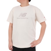 ニューバランス（new balance）（キッズ）ジュニア 吸水速乾 Stacked logo 半袖Tシャツ ABT45065LEN