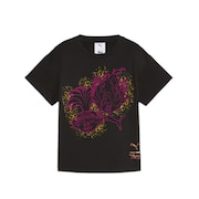(キッズ)PUMA x トロールズ グラフィック 半袖Tシャツ 624844 01 BLK