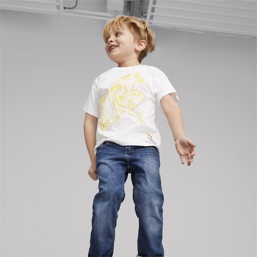 プーマ（PUMA）（キッズ）PUMA x トロールズ グラフィック 半袖Tシャツ 624844 02 WHT
