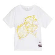 (キッズ)PUMA x トロールズ グラフィック 半袖Tシャツ 624844 02 WHT