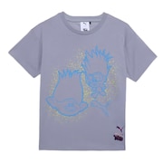 (キッズ)PUMA x トロールズ グラフィック 半袖Tシャツ 624844 63 LGRY