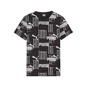 (キッズ)ボーイズ ESSプラス ロゴ LAB AOP 半袖Tシャツ 681327
