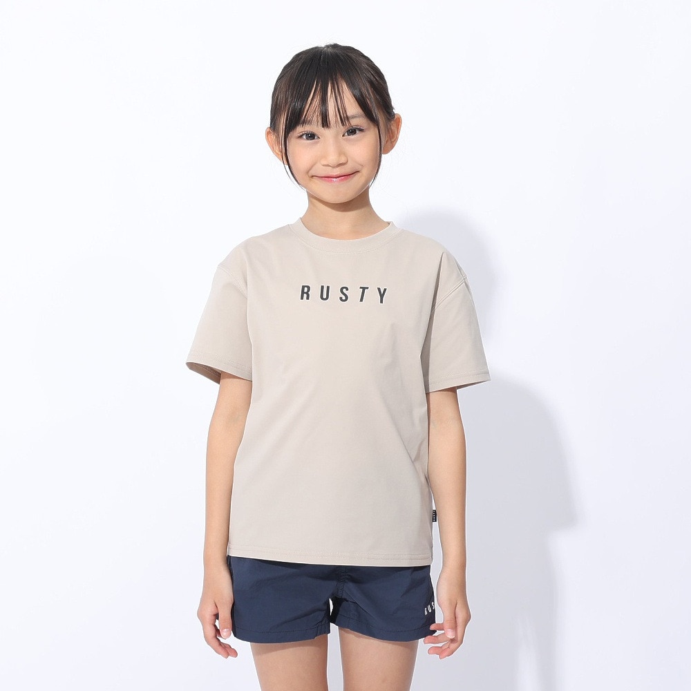 ラスティ（RUSTY）（キッズ）半袖Tシャツ 964465BEG