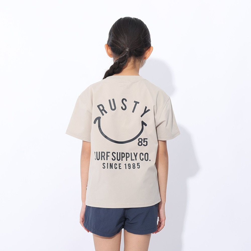 ラスティ（RUSTY）（キッズ）半袖Tシャツ 964465BEG