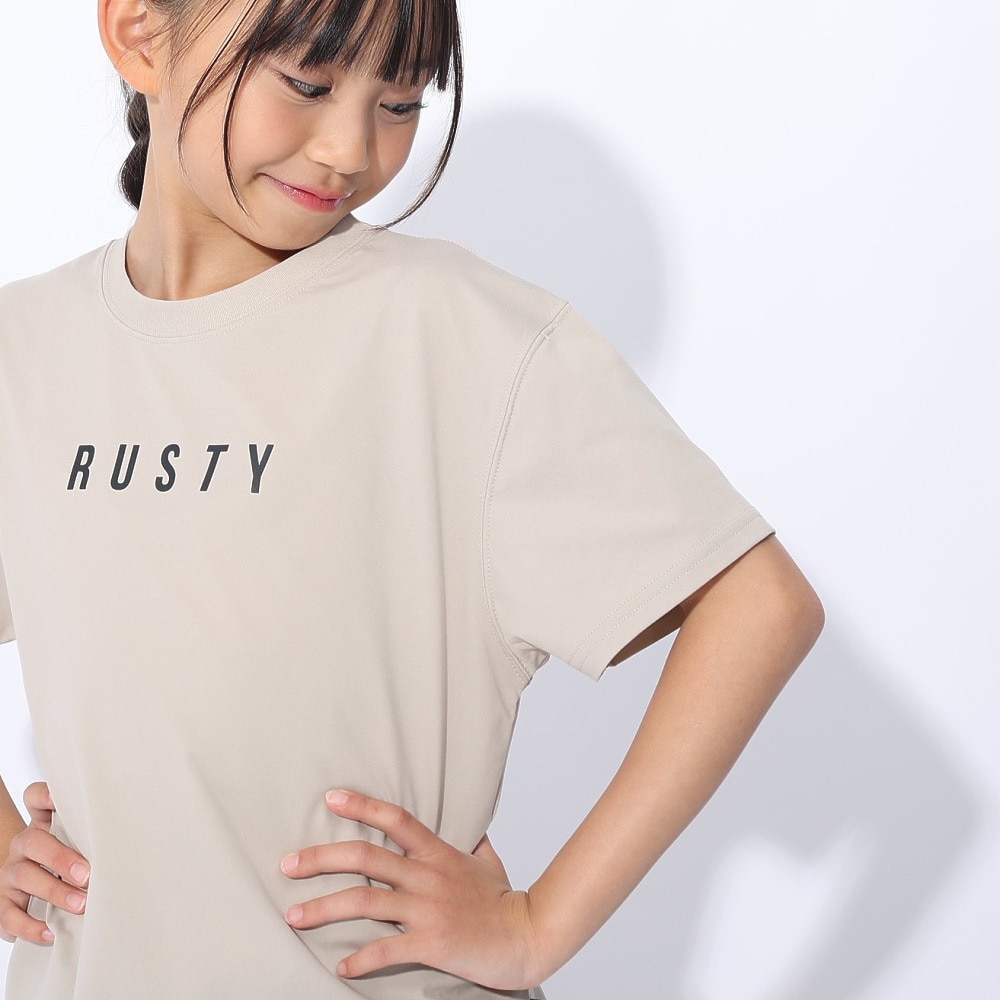 ラスティ（RUSTY）（キッズ）半袖Tシャツ 964465BEG