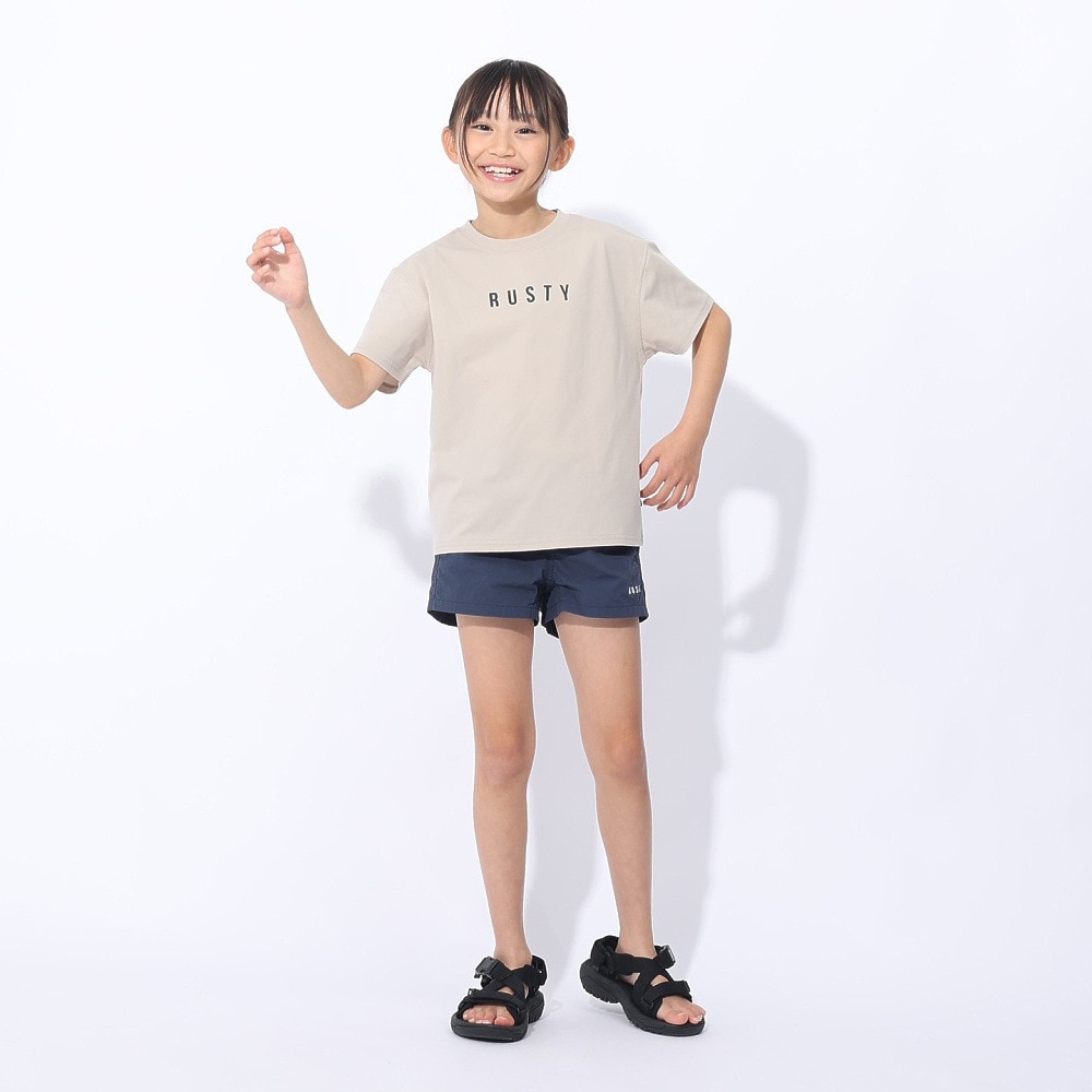 ラスティ（RUSTY）（キッズ）半袖Tシャツ 964465BEG