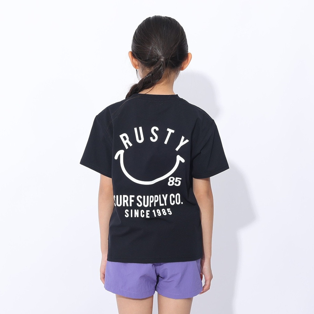ラスティ（RUSTY）（キッズ）半袖Tシャツ 964465BLK